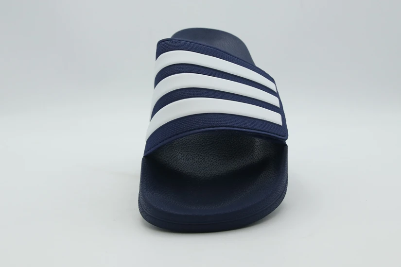 Adidas Performance Adilette Shower Velcro Slides Ανδρικές Παντόφλες Μπλε Σκούρο, Λευκές