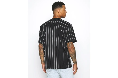 Karl Kani Small Signature Pinstripe T-Shirt Ανδρικό (KKMQ32063 BLACK)