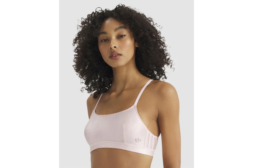Adidas Originals Bandeau Γυναικείο Bralette Ροζ