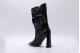Karl Lagerfeld Panache Fold Down Boots Γυναικεία Μποτάκια Μαύρα