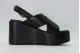 Karl Lagerfeld Wendy Kross Strap Sling Γυναικεία Πέδιλα Μαύρα
