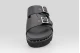 Karl Lagerfeld Kaia Double Buckle Γυναικεία Σανδάλια Μαύρα