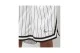 Karl Kani Small Signature Pinstripe Mesh Ανδρική Αθλητική Βερμούδα Λευκή, Μαύρη