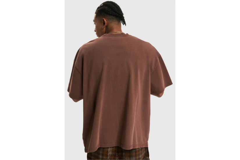 Karl Kani Small Signature Essential Ανδρικό Κοντομάνικο T-Shirt Καφέ