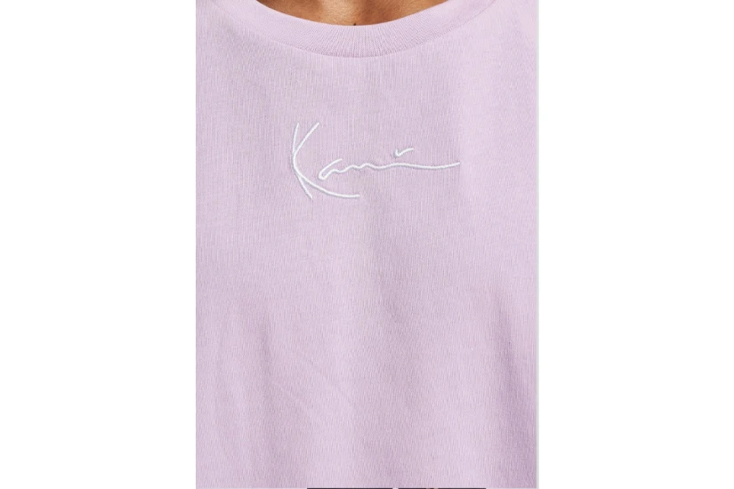 Karl Kani Small Signature Essential Ανδρικό Κοντομάνικο T-Shirt Ροζ