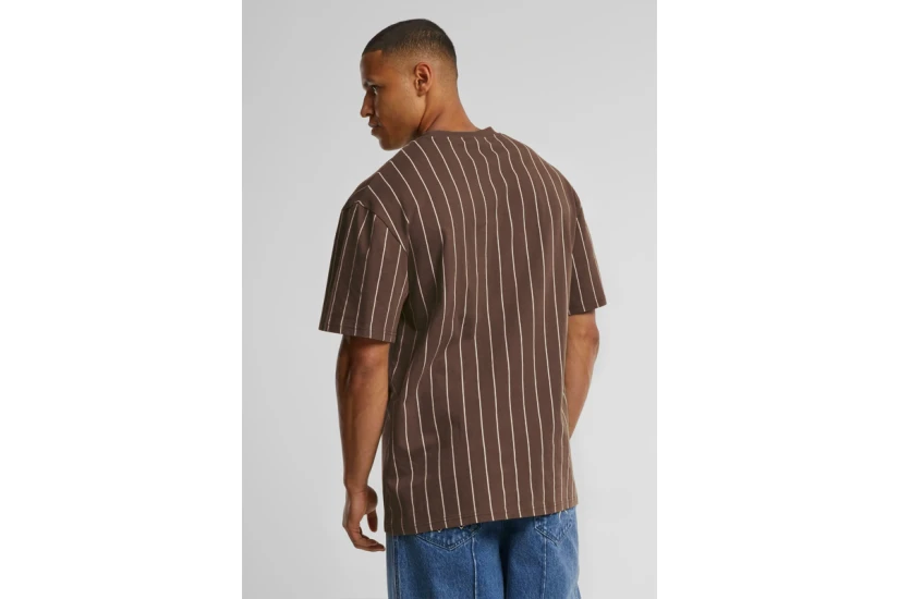 Karl Kani Small Signature Essential Pinstripe Ανδρικό Κοντομάνικο T-Shirt
