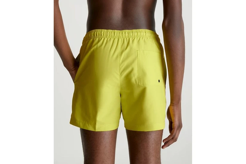 Calvin Klein Drawstring Ανδρικό Μαγιό Σορτς Κίτρινο Φλούο