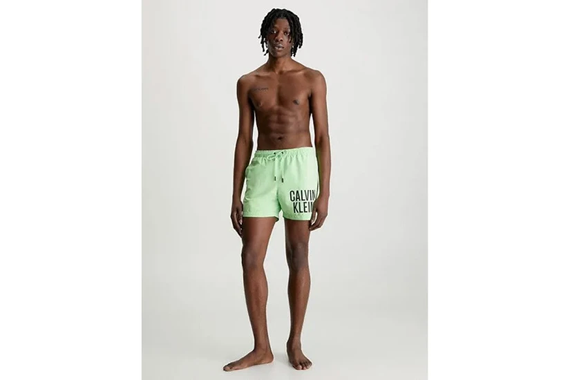 Calvin Klein Drawstring Ανδρικό Μαγιό Σορτς Πράσινο