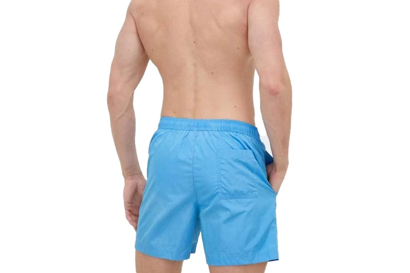 Calvin Klein Medium Drawstring Ανδρικό Μαγιό Σορτς Γαλάζιο