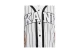 Karl Kani Serif Pinstripe Baseball Shirt Ανδρικό Κοντομάνικο Πουκάμισο Λευκό, Μαύρο