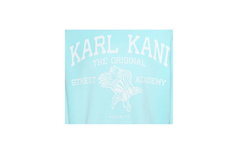 Karl Kani Street Academy Washed Ανδρική Μακρυμάνικη Μπλούζα Άκουα