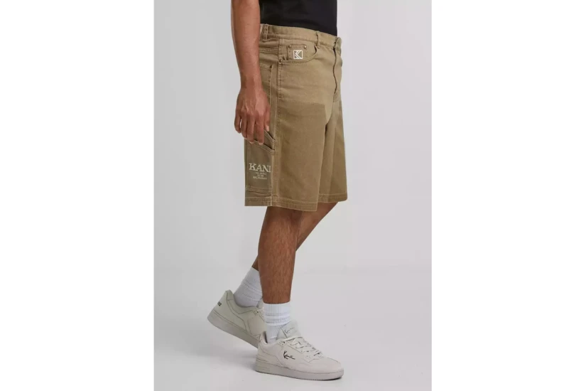 Karl Kani Og Washed Carpenter Ανδρική Βερμούδα Τζιν Μπεζ