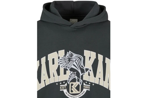 Karl Kani Og Eagle Print Os Hoodie Ανδρικό (KM243-017-1 ANTHRACITE)