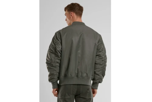 Karl Kani Small Signature Distressed Μπουφάν Bomber Ανδρικό (KM243-042-2 BLACK)