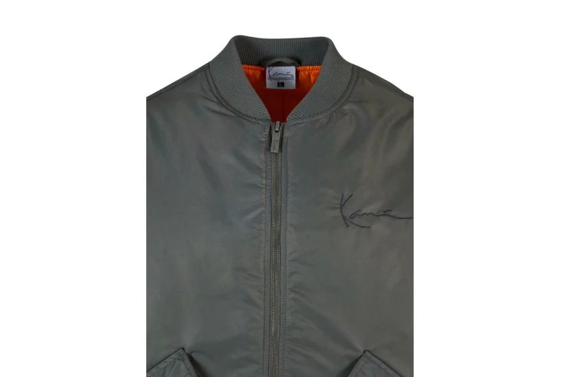 Karl Kani Small Signature Distressed Ανδρικό Bomber Μπουφάν