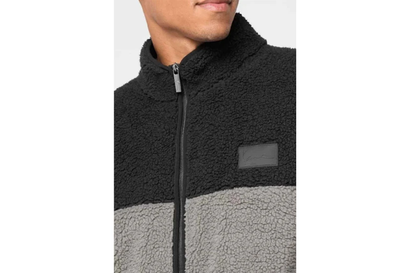 Karl Kani Signature Rubber Patch Teddy Ανδρική Ζακέτα Sherpa