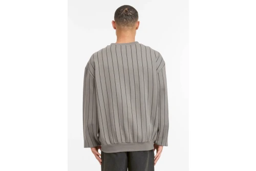 Karl Kani Autograph Pinstripe Μπλούζα Με Λαιμόκοψη Ανδρική (KM253-057-1)