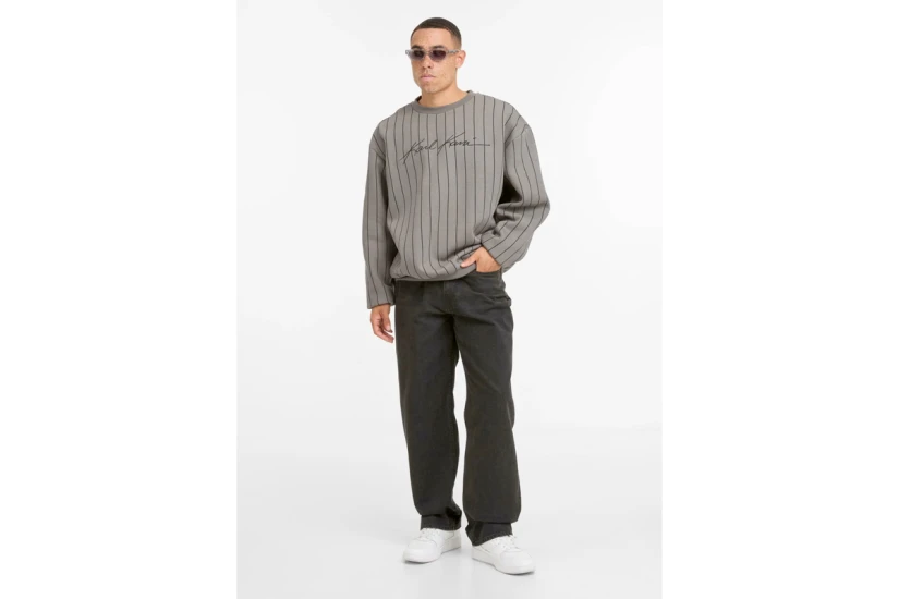 Karl Kani Autograph Pinstripe Ανδρική Μακρυμάνικη Μπλούζα