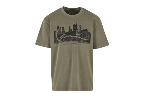 Karl Kani Signature Skyline Washed Boxy Print T-Shirt Ανδρικό (KM261-003-2)
