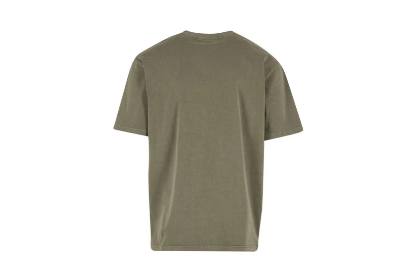 Karl Kani Signature Skyline Washed Boxy Print Ανδρικό Κοντομάνικο T-Shirt Χακί