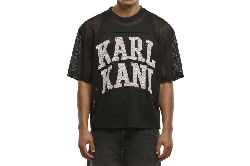 Karl Kani Heritage Mesh Boxy Ανδρικό Κοντομάνικο T-Shirt Μαύρο