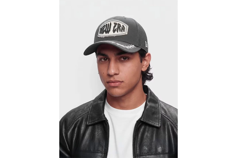 Karl Kani Signature PU Leather Bomber Ανδρικό Μπουφάν από Δερματίνη Μαύρο