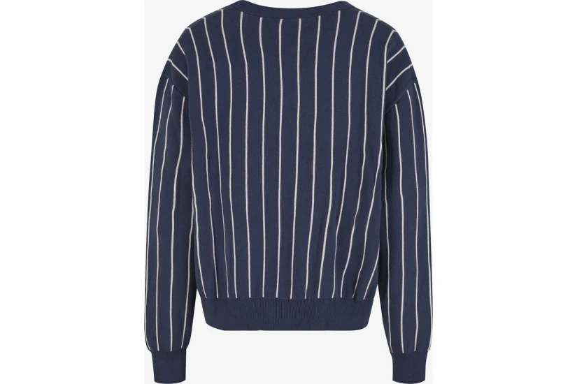 Karl Kani Pinstripe Jacquard Cropped Ζακέτα Πλεκτή Ανδρική (KM263-038-1)