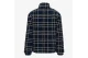 Karl Kani Victorian Check Teddy Troyer Ανδρική Μακρυμάνικη Μπλούζα Fleece με Φερμουάρ Μπλε Σκούρο, Λευκό