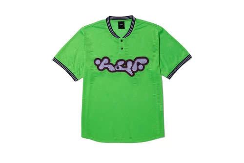 Huf Halftime Henley S-S Jers T-Shirt Ανδρικό (KN00483 CLOVER)