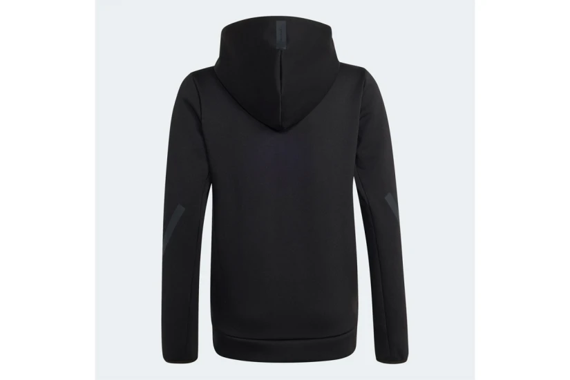 Adidas Performance Z.N.E. Παιδική Πολυεστερική Ζακέτα με Κουκούλα Μαύρη