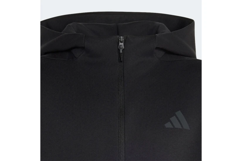 Adidas Performance Z.N.E. Παιδική Πολυεστερική Ζακέτα με Κουκούλα Μαύρη