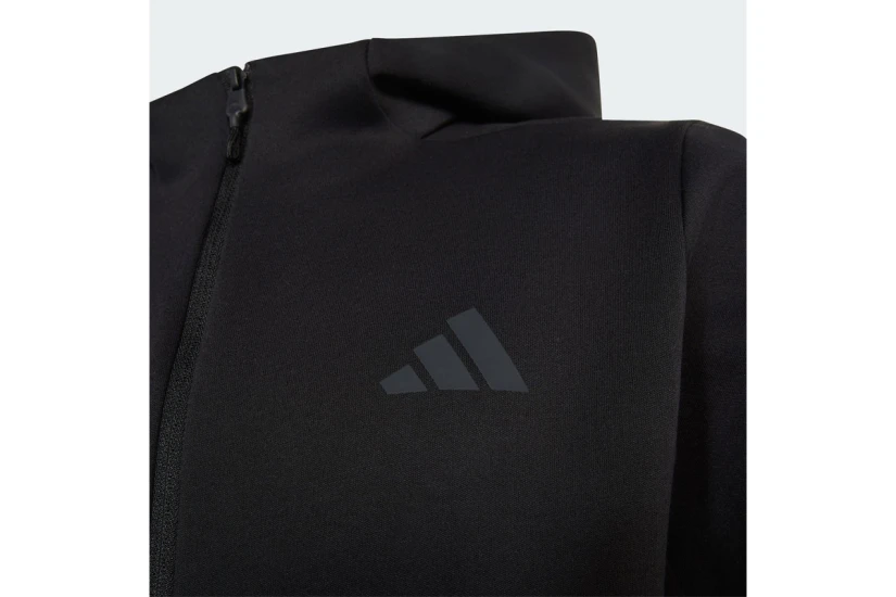 Adidas Performance Z.N.E. Παιδική Πολυεστερική Ζακέτα με Κουκούλα Μαύρη