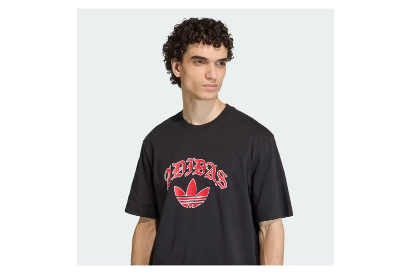 Adidas Originals Trefoil Series Ανδρικό Κοντομάνικο T-Shirt Μαύρο, Κόκκινο