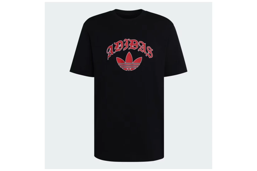 Adidas Originals Trefoil Series Ανδρικό Κοντομάνικο T-Shirt Μαύρο, Κόκκινο