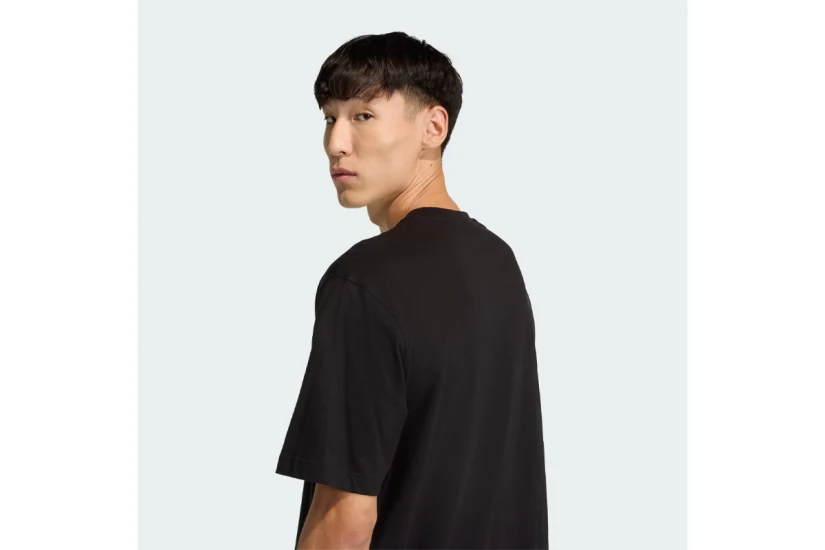 Adidas Originals Trefoil Series Roses Ανδρικό Κοντομάνικο T-Shirt Μαύρο