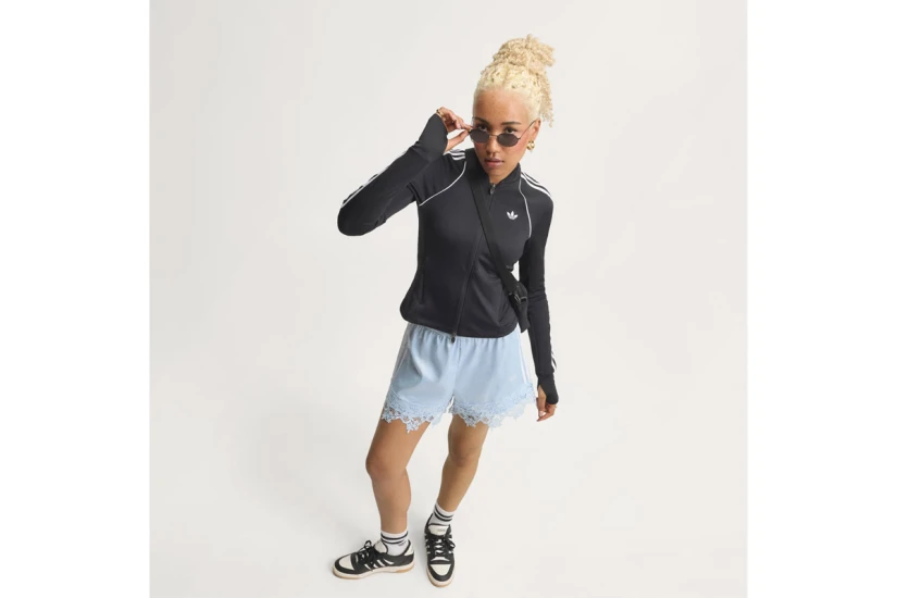 Adidas Originals Sport Superstar Midlayer Γυναικεία Πολυεστερική Ζακέτα Μαύρη