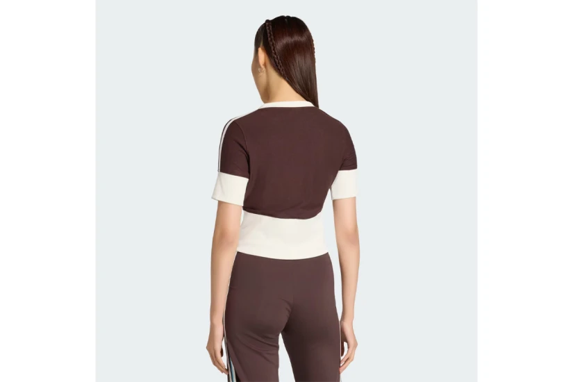 Adidas Originals V-Neck Γυναικεία Ζακέτα Καφέ, Εκρού