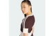 Adidas Originals V-Neck Γυναικεία Ζακέτα Καφέ, Εκρού