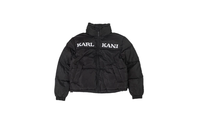 Karl Kani Retro Essential Γυναικείο Puffer Μπουφάν Μαύρο