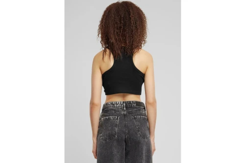 Karl Kani Small Signature Esse Crop Top Αμάνικο Γυναικείο (KW-TP011-001-01)