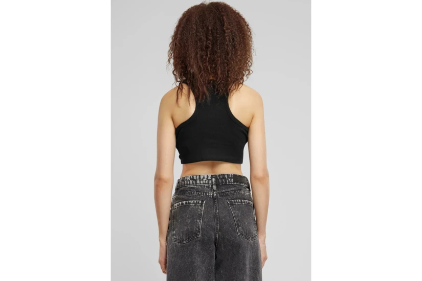 Karl Kani Small Signature Essential Racer Αμάνικο Crop T-Shirt