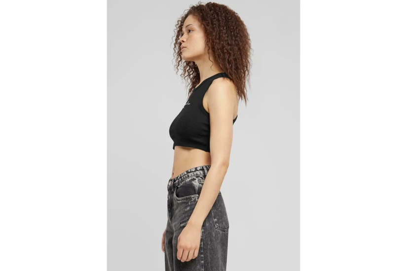 Karl Kani Small Signature Essential Racer Αμάνικο Crop T-Shirt