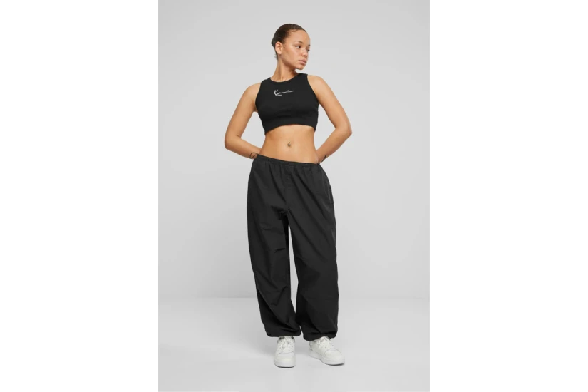 Karl Kani Small Signature Essential Γυναικεία Αμάνικη Cropped Μπλούζα