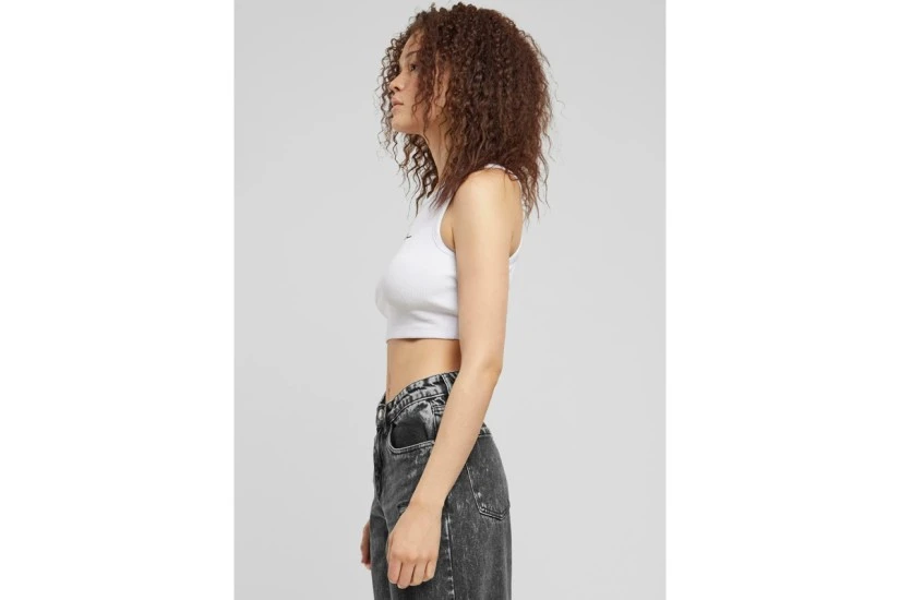 Karl Kani Small Signature Essential Αμάνικη Crop Top Μπλούζα