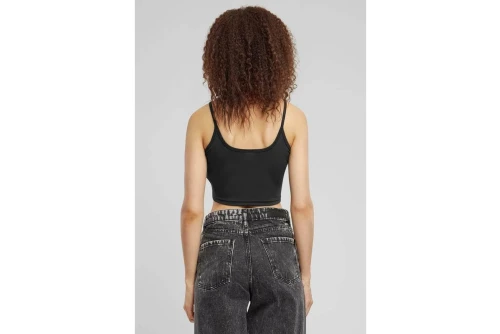 Karl Kani W Small Signature Essential Crop Top Αμάνικο Γυναικείο (KW-TP021-001-01)