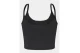 Karl Kani Γυναικεία Αμάνικη Crop Top Μπλούζα Μαύρη