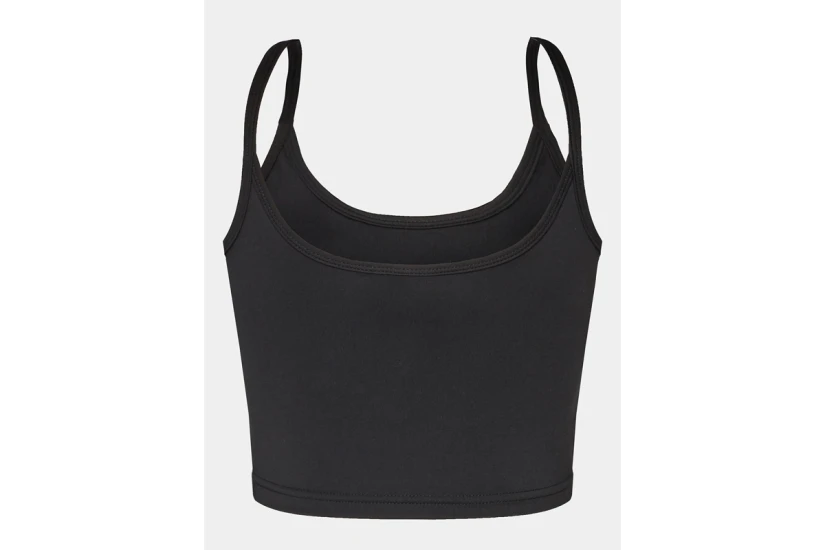 Karl Kani Γυναικεία Αμάνικη Crop Top Μπλούζα Μαύρη