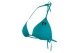 Calvin Klein Monogram Triangle Γυναικείο Μαγιό Bikini Top Τυρκουάζ