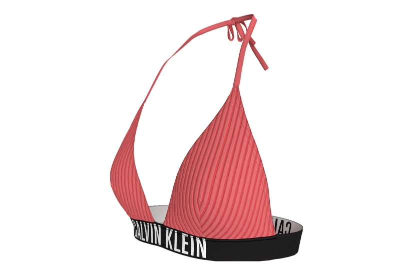 Calvin Klein Intense Power Triangle Γυναικείο Μαγιό Bikini Top Κοραλλί