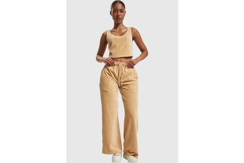 Karl Kani Small Signature Corduroy Wide Leg Pants Παντελόνι Φόρμας Γυναικείο